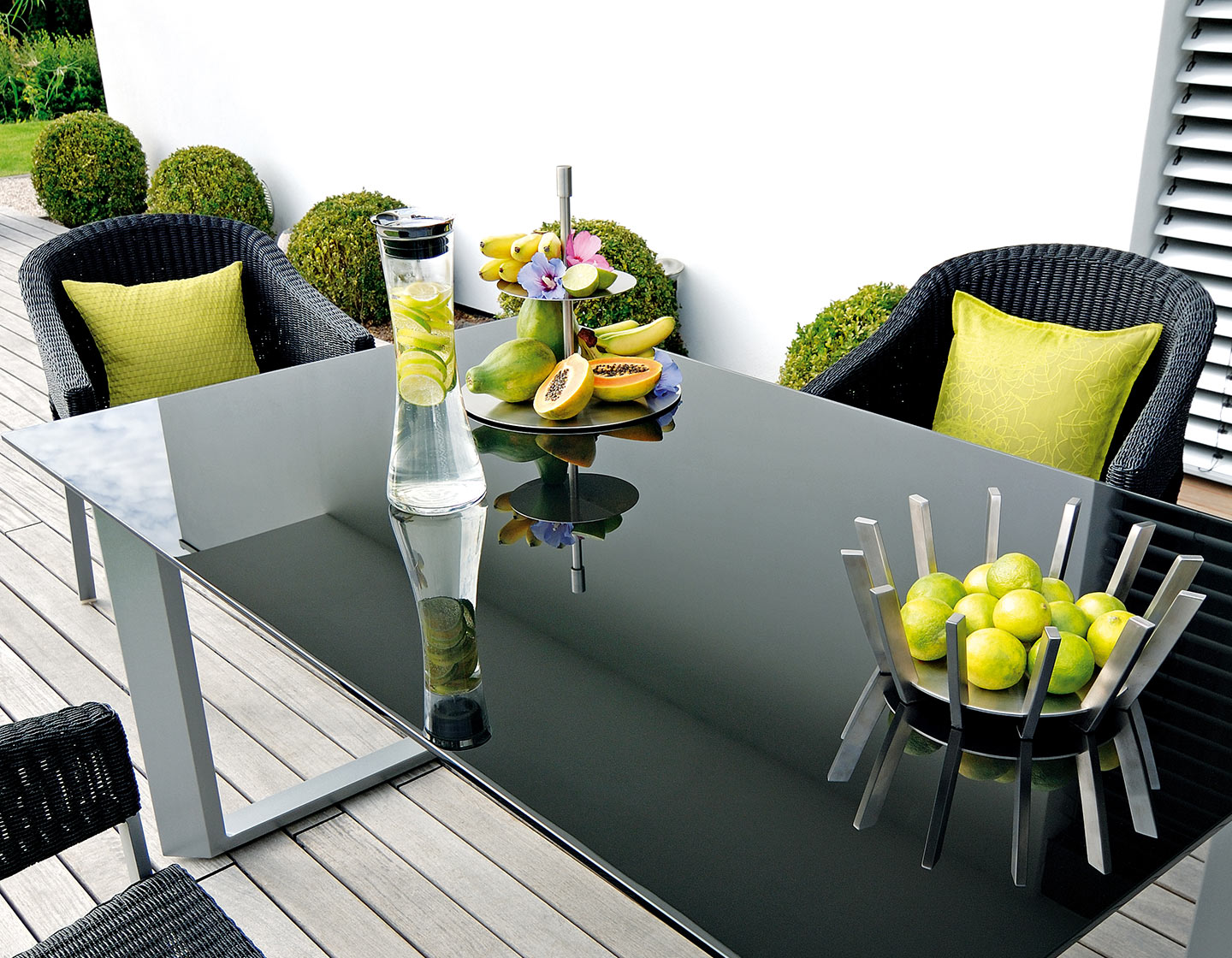 Garvida Garten-Möbel Terrasse Tisch Stuhl