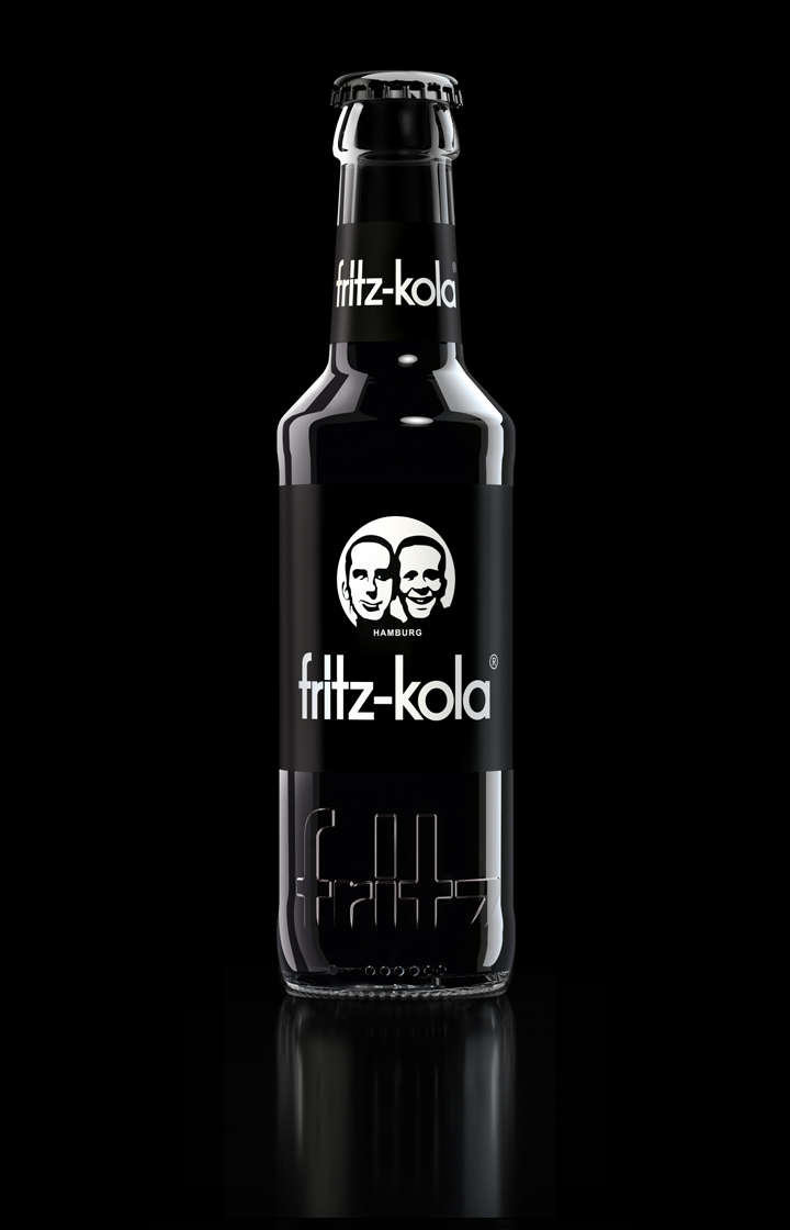 fritz kola flasche glas design